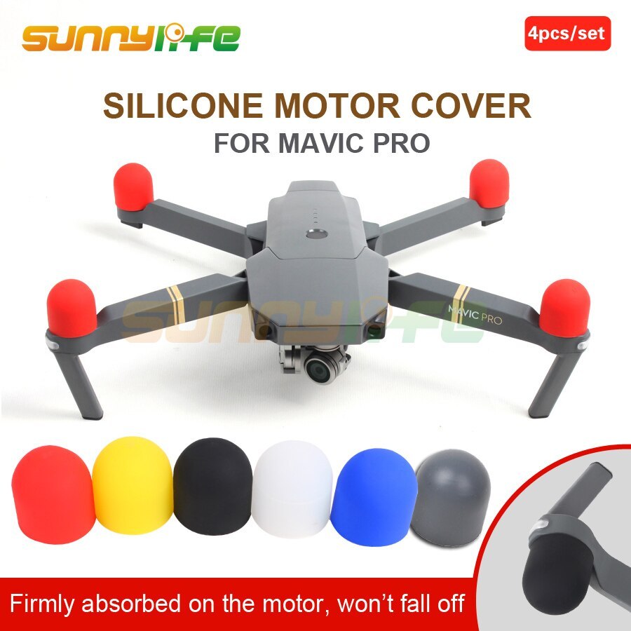 4pcs/set Silicone Motor Protective Cover Motor Protector for DJI MAVIC PRO/ MAVIC 2 PRO/ ZOOM