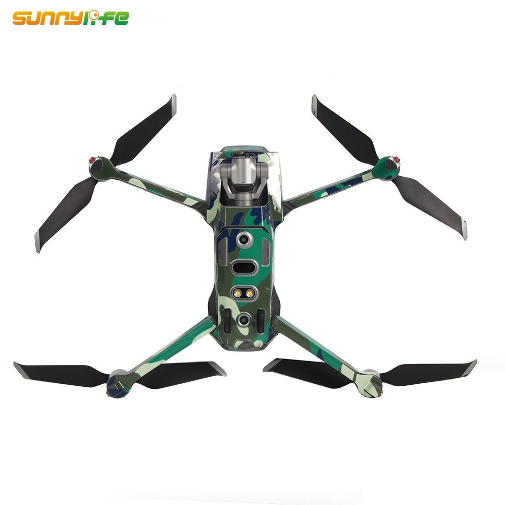 Sunnylife PVC Decorative Stickers Camouflage Skin for DJI MAVIC 2 PRO & ZOOM Cool Arms Decals Remote Controller Battery Wrap