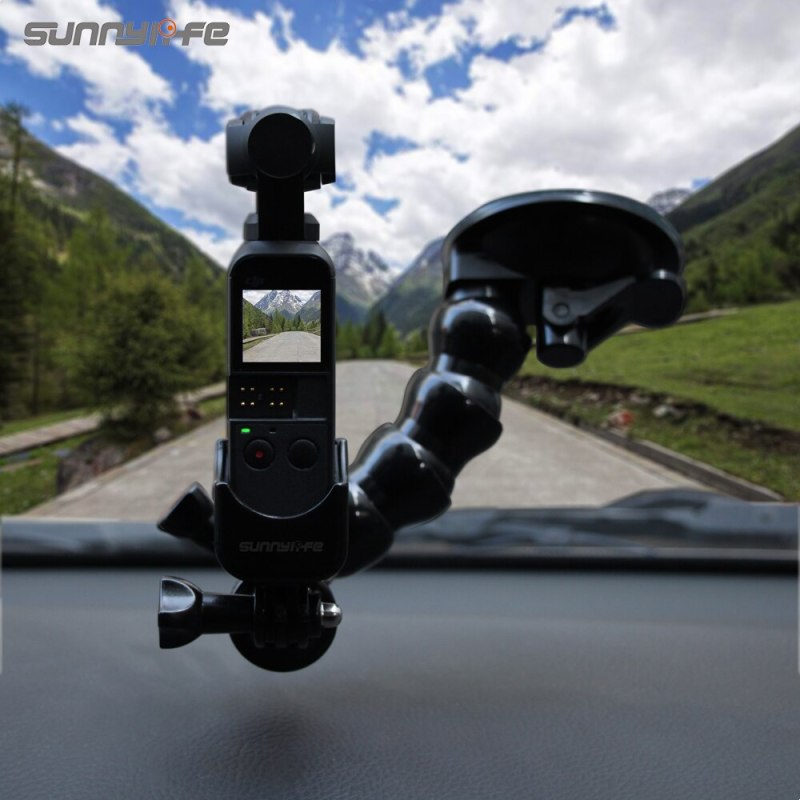 Sunnylife Adapter Car Suction Cup Mount Sucker for POCKET 2/OSMO POCKET