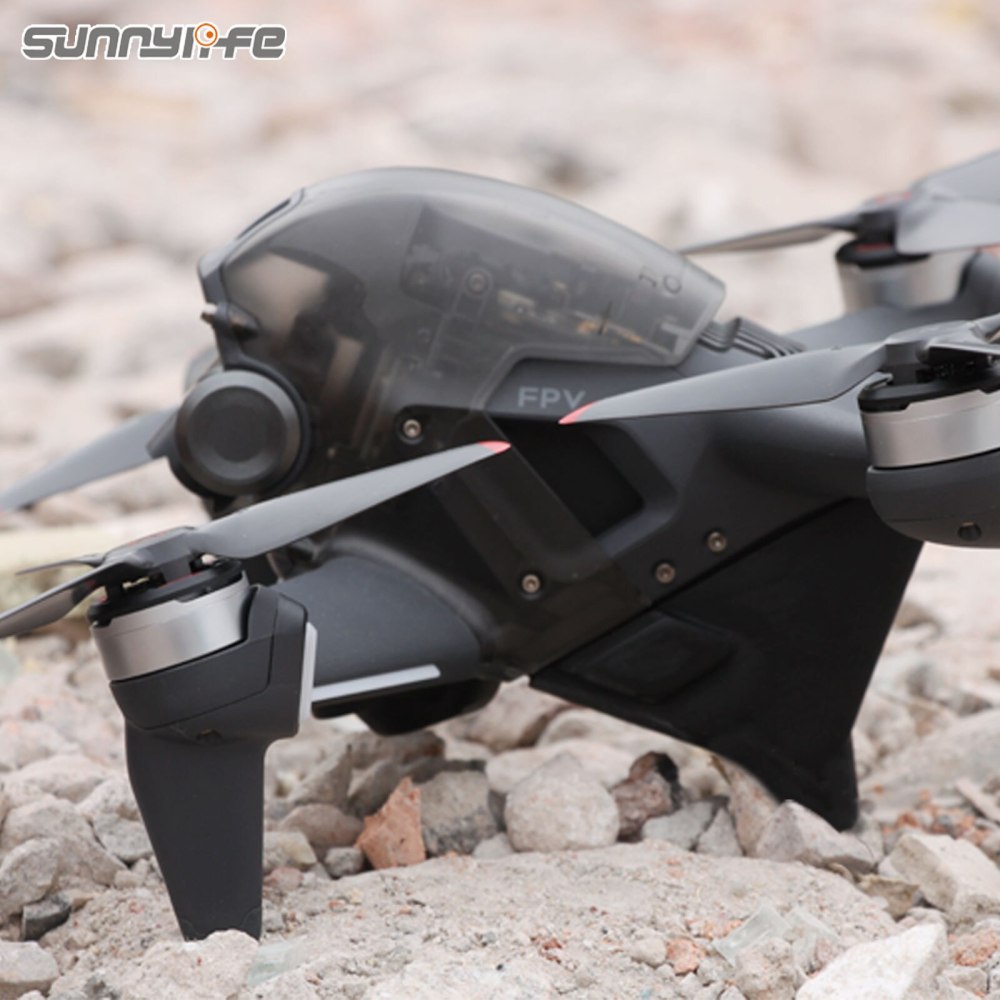 Sunnylife 2 in 1 Battery Protective Cover Heightening Landing Gear Crash-proof Silicone Cover for DJI FPV