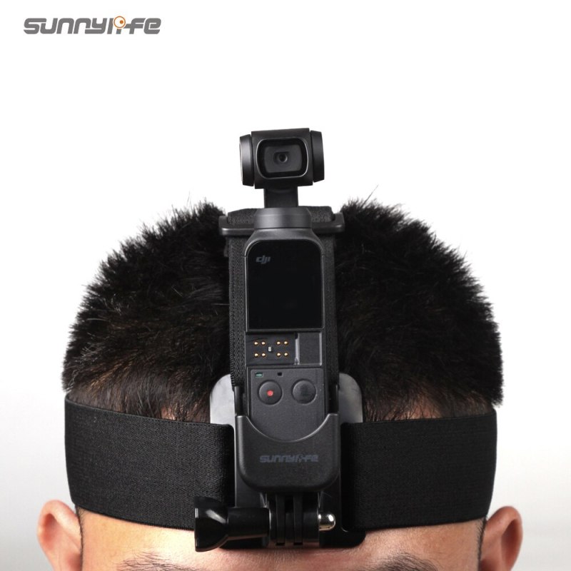 Sunnylife Gimbal Camera Head Band Wearing Belt Strap for POCKET 2/OSMO POCKET/GOPRO