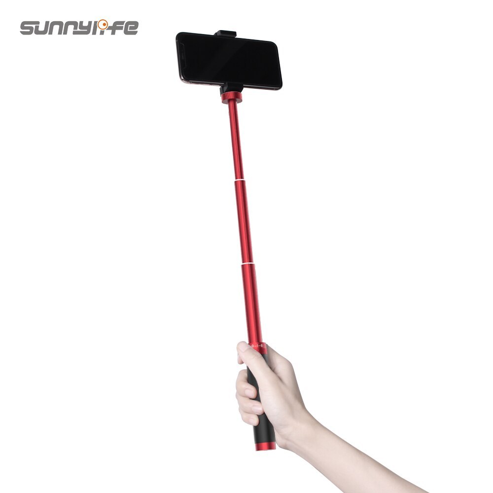 Sunnylife Aluminum Alloy Extension Rod Handheld Retractable Selfie Stick for ACTION 2/OM 5/POCKET 2/GoPro 10/Insta360 One X2
