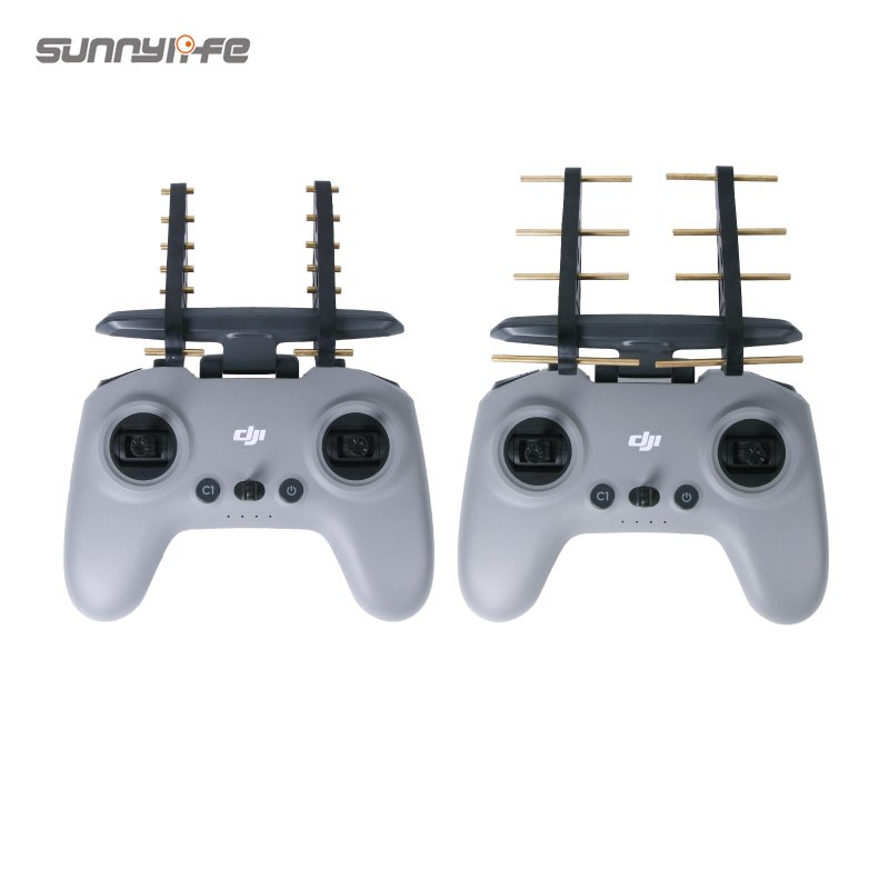 Sunnylife 1 Pair Yagi 5.8Ghz/2.4Ghz Yagi Antenna Signal Booster Soft Silicone for DJI FPV Remote Controller 2