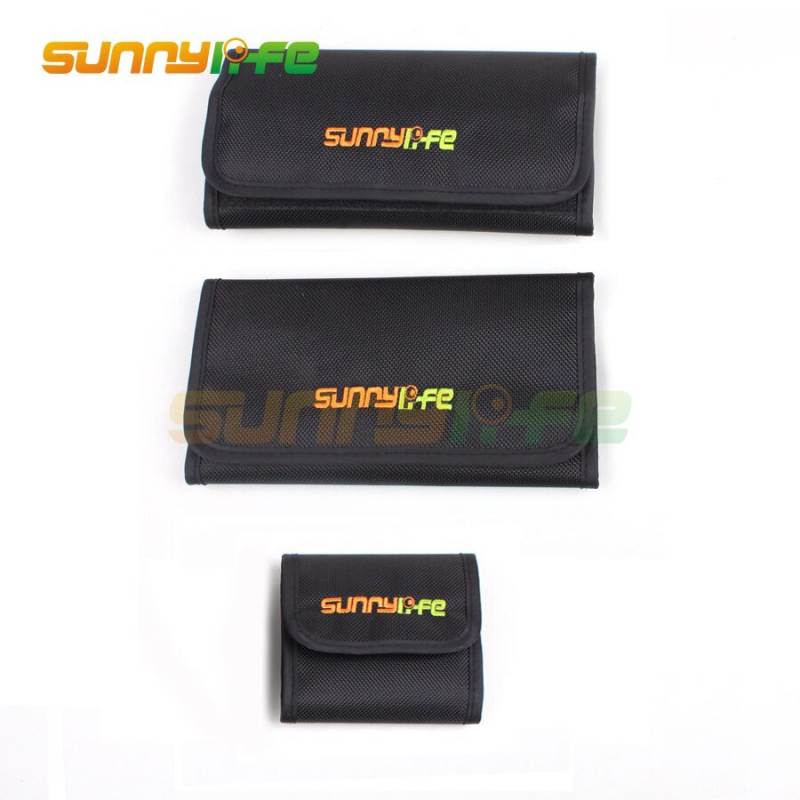 Sunnylife Lens Filter Case MCUV CPL ND Filters Portable Storage Bag for DJI Phantom 4 3 Inspire 2 1 OSMO X3 X5