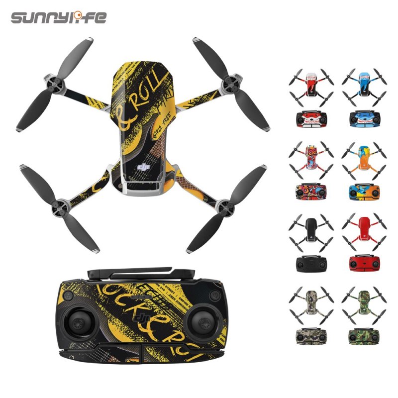 Sunnylife Protective Film PVC Stickers Waterproof Scratch-proof Decals Full Cover Skin Accessories for Mavic Mini