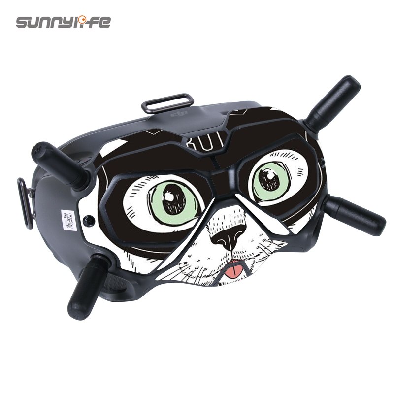 Sunnylife PVC Stickers Protective Film Scratch-proof Decals Skin Accessories for DJI FPV Goggles V2