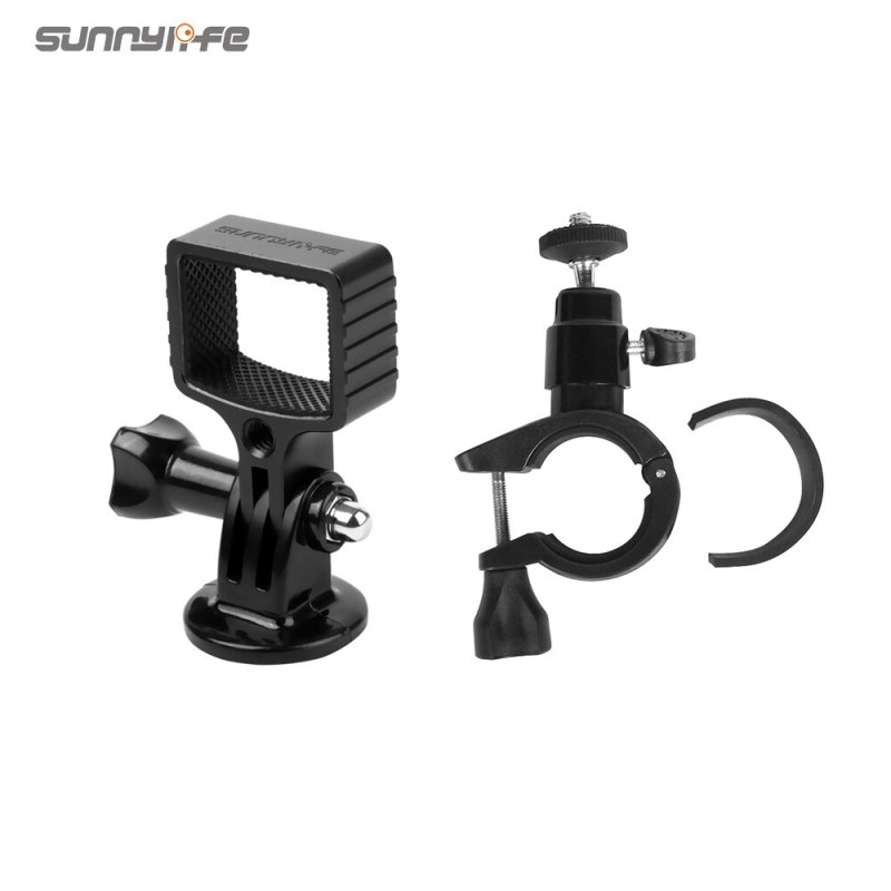 Sunnylife Aluminum Alloy Adapter Bicycle Clamp Clip Bike Mount for POCKET 2/OSMO POCKET/GOPRO