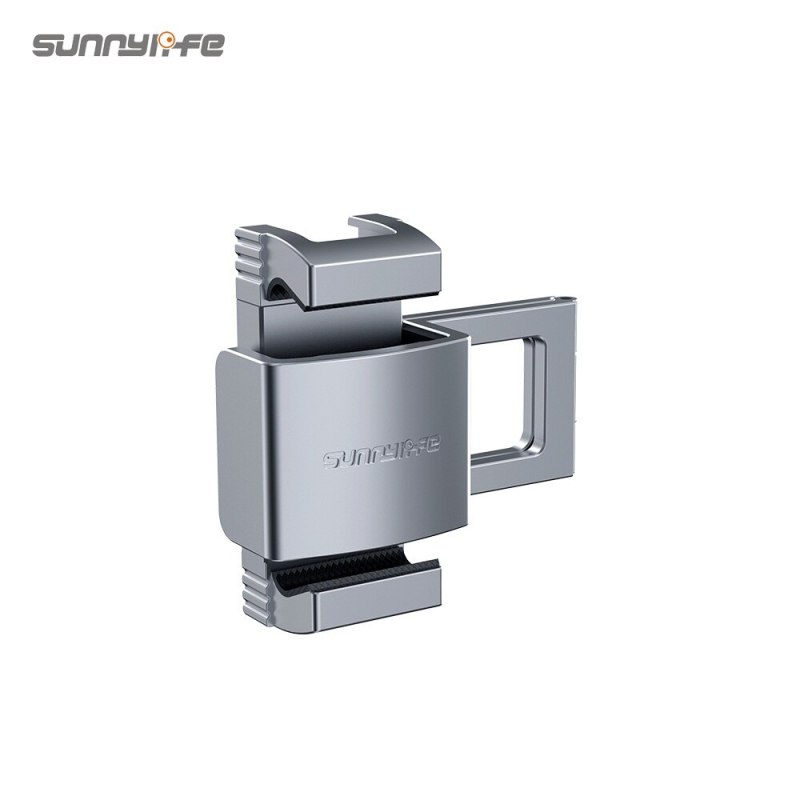 Sunnylife Aluminum Alloy Metal Smartphone Clamp Foldable Camera Mount Holder for POCKET 2/OSMO POCKET