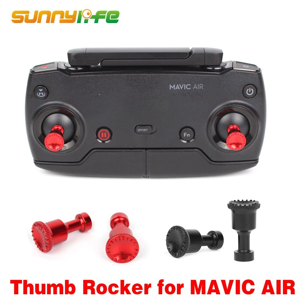 1Pair Transmitter Thumb Rocker Cover Metal Joysticks Replacement for MAVIC MINI 2 MAVIC AIR Drone Remote Controller Accessories