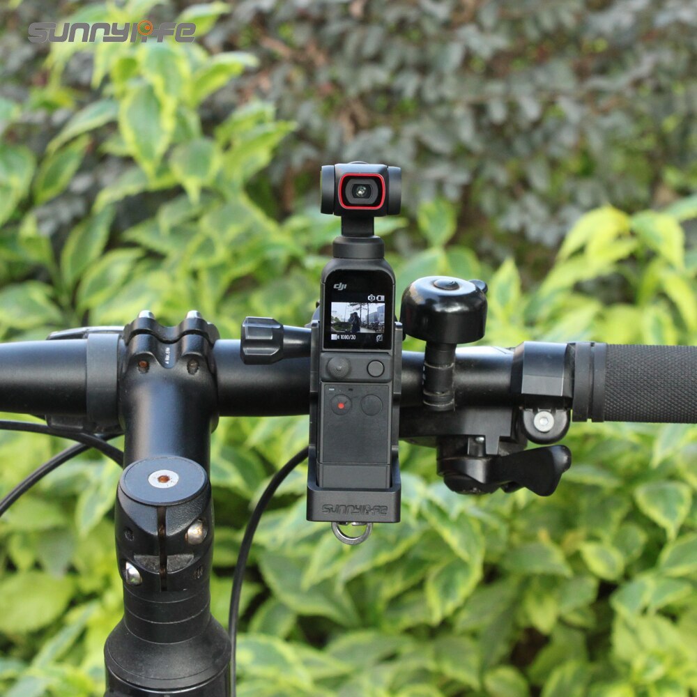 Sunnylife Foldable Dual Hook Adapter Base Mount Connecting Backpack Clamp Bicycle Clip Accessories for Pocket 2