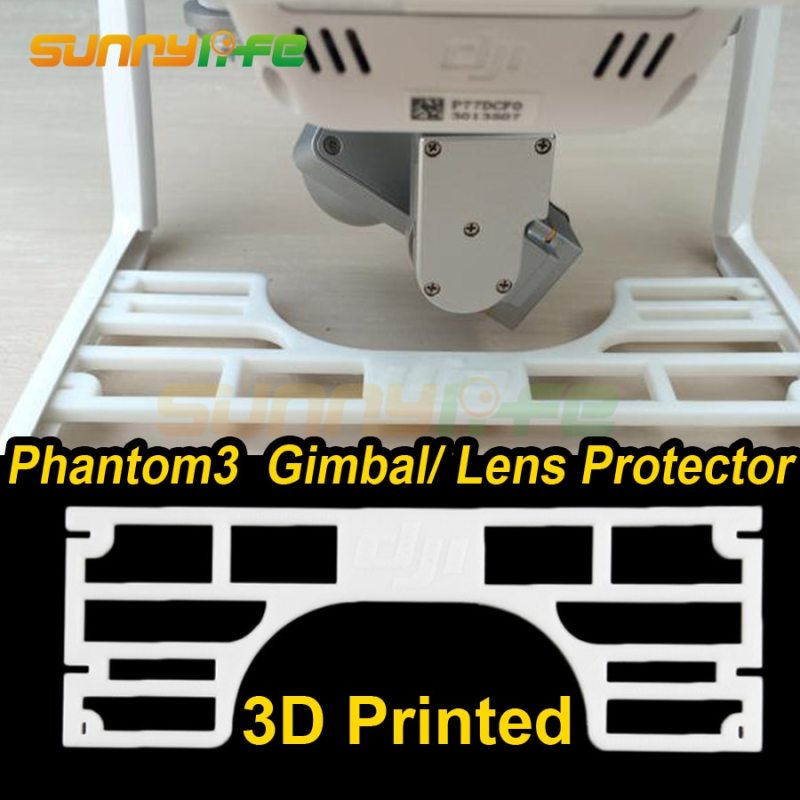 3D Printed Camera Protector for DJI Phantom 3 Gimbal Guard Protective Board