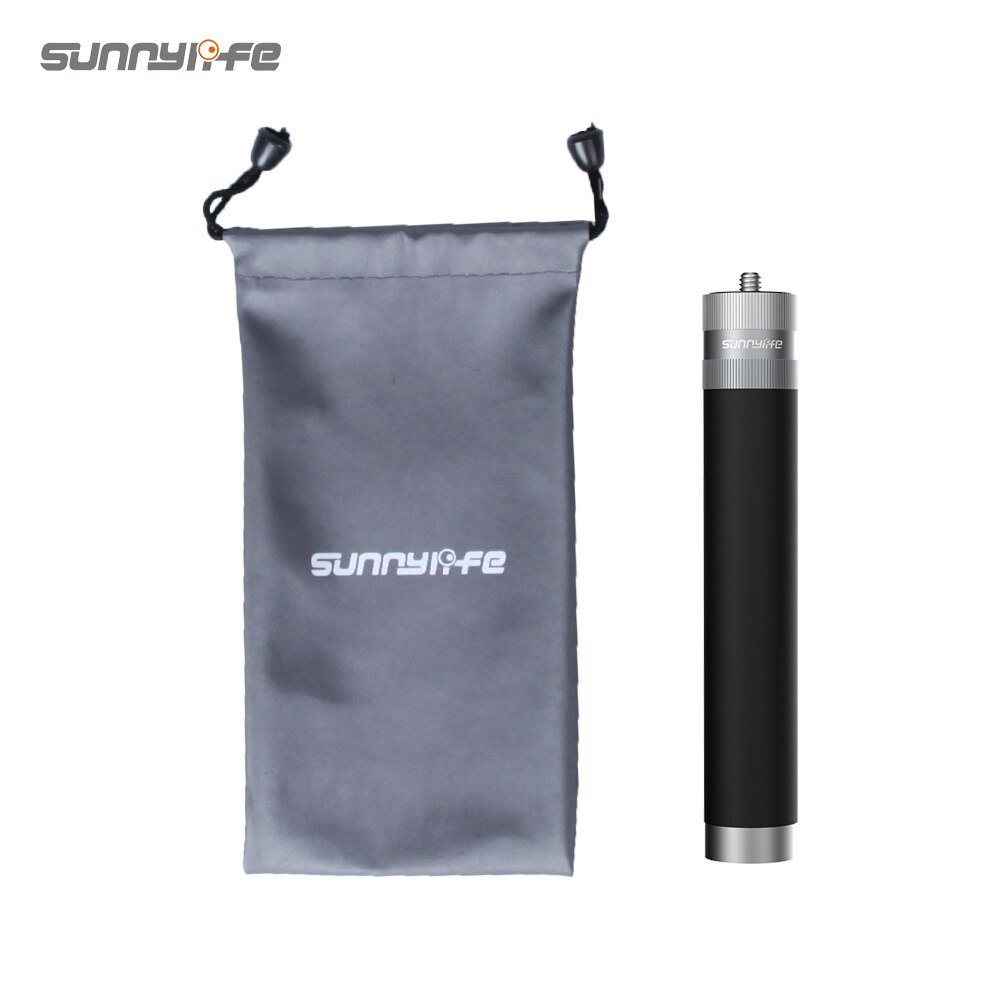Sunnylife Aluminum Alloy Extension Rod Handheld Retractable Selfie Stick for ACTION 2/OM 5/POCKET 2/GoPro 10/Insta360 One X2