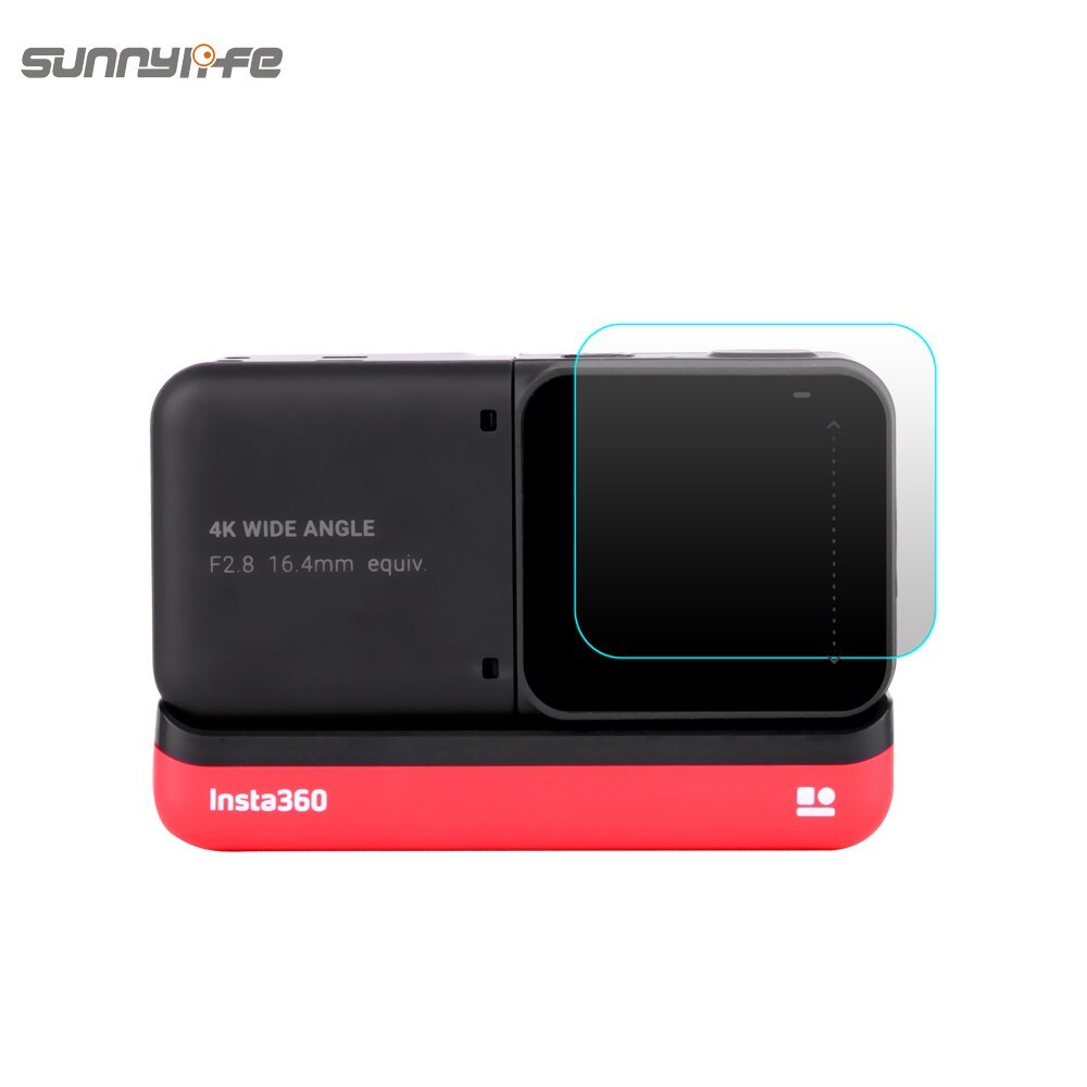 Sunnylife Screen Film 4K Lens Film Tempered Glass Film Set for Insta360 ONE R