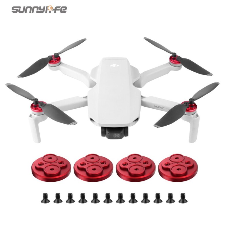 Sunnylife Motor Covers Propellers Block-up Aluminum Alloy Scratchproof Motor Cover for Mini 3/ Pro/ Mavic Mini