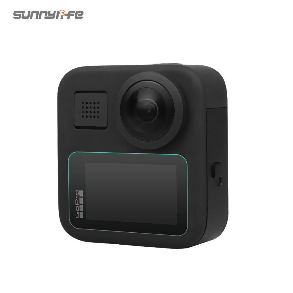 Sunnylife Protective Film HD Tempered Glass Screen Protector Sports Camera Accessories for GoPro Max