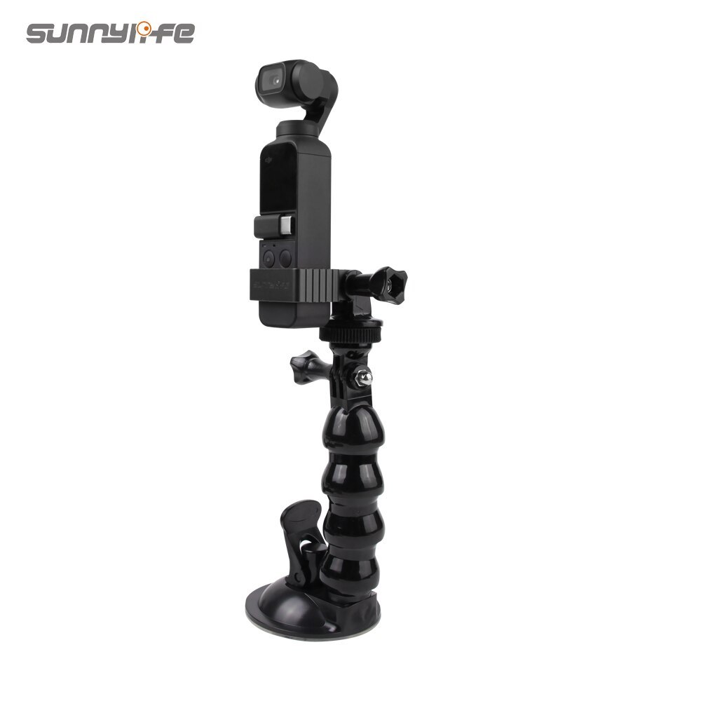 Sunnylife Aluminum Alloy Adapter Car Suction Cup Mount Sucker for POCKET 2/OSMO POCKET/GOPRO