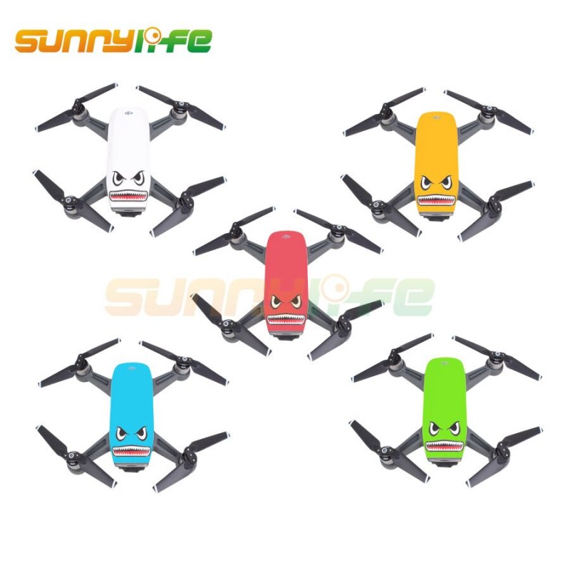 3M Stickers Shark Face Decals Skin Smarthpone Stickers for MAVIC AIR 2 MAVIC Mini Air PRO Spark