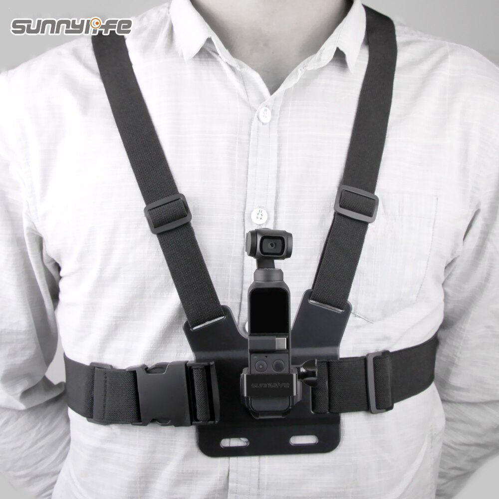 Sunnylife Chest Band Wearing Belt Strap Mount for POCKET 2/OSMO POCKET/GOPRO