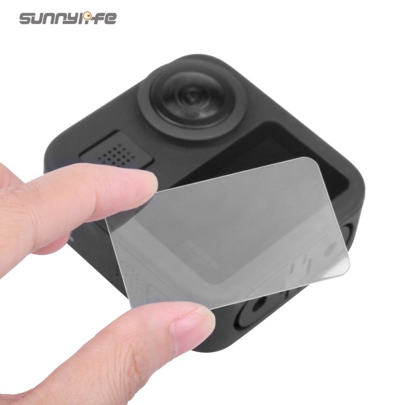 Sunnylife Protective Film HD Tempered Glass Screen Protector Sports Camera Accessories for GoPro Max