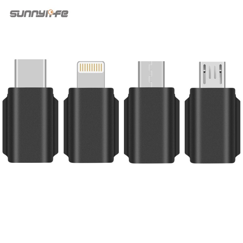 Smartphone Adapter for Pocket 2/Osmo Pocket IOS Lightning Micro USB-C Android Positive Standard Reverse Data Interface