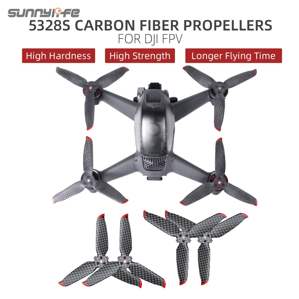 5328S Carbon Fiber Propellers High Hardness Drone Accessories for DJI FPV