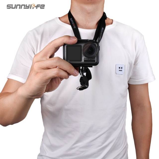 Sunnylife Hand Strap Neck Lanyard Accessory for DJI FPV Controller/POCKET 2/FIMI PALM 2/OSMO ACTION/GoPro 8 MAX Series