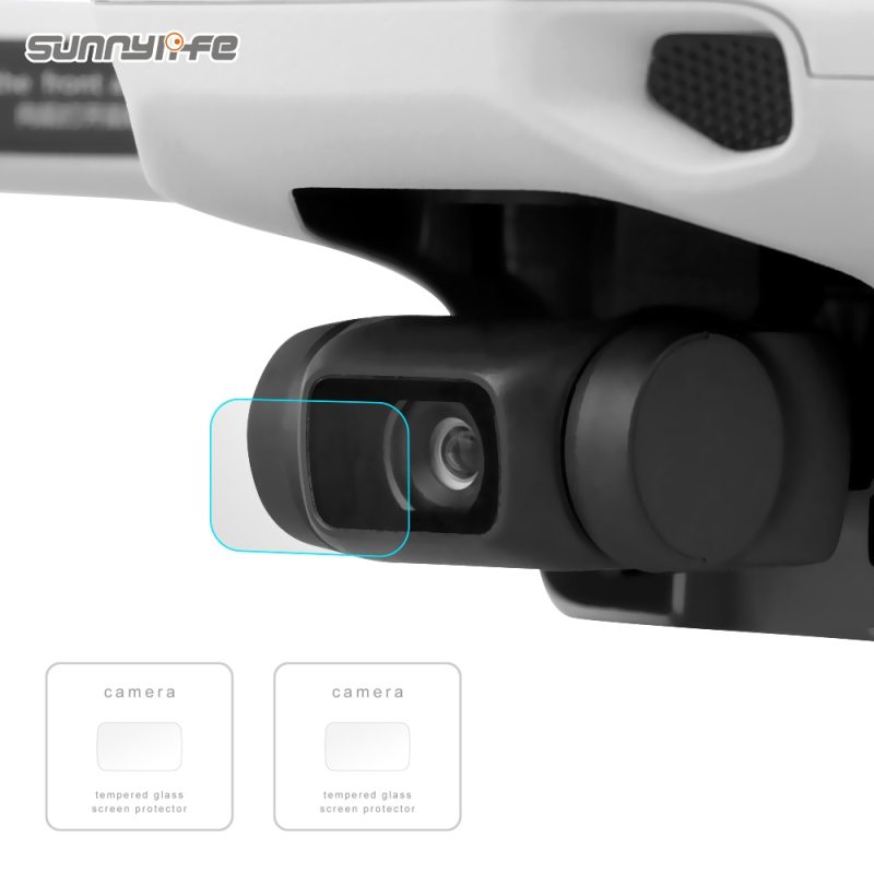 Sunnylife 2 Set Camera Lens Protective Film HD Tempered Glass Film Lens Protector for Mavic Mini
