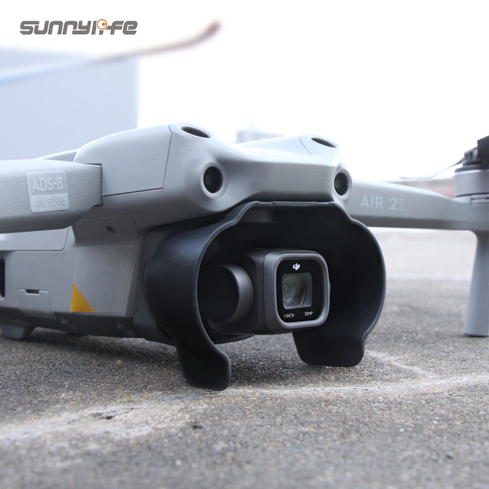 Sunnylife Lens Hood Gimbal Protective Cap Anti-glare Cover Sunshade Accessories for DJI Air 2S/Mavic Air 2