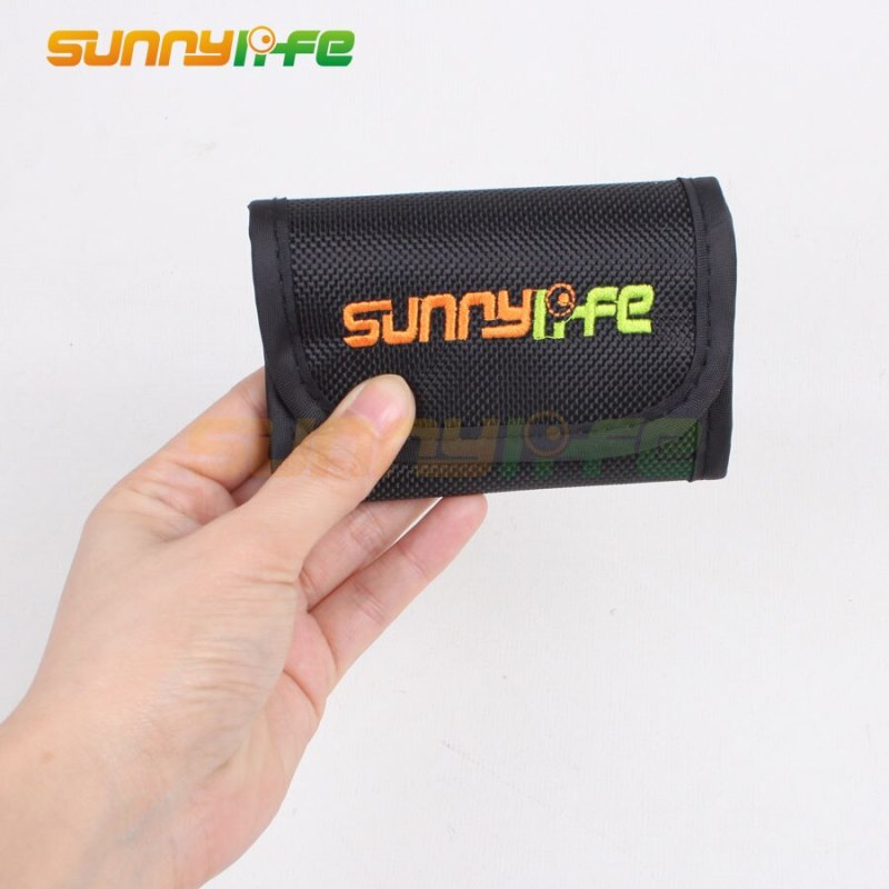 Sunnylife Lens Filter Bag MCUV CPL ND Filters Portable Storage Bag Can Store 4 Filters for DJI MAVIC PRO