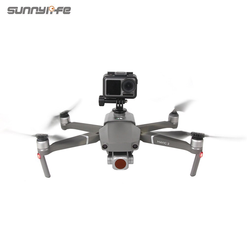 Sunnylife Expansion Kit Camera Fill Light Holder Mount for MAVIC 2 Drone for Action 2/ GOPRO 10/ POCKET 2/ Insta360 ONE X2