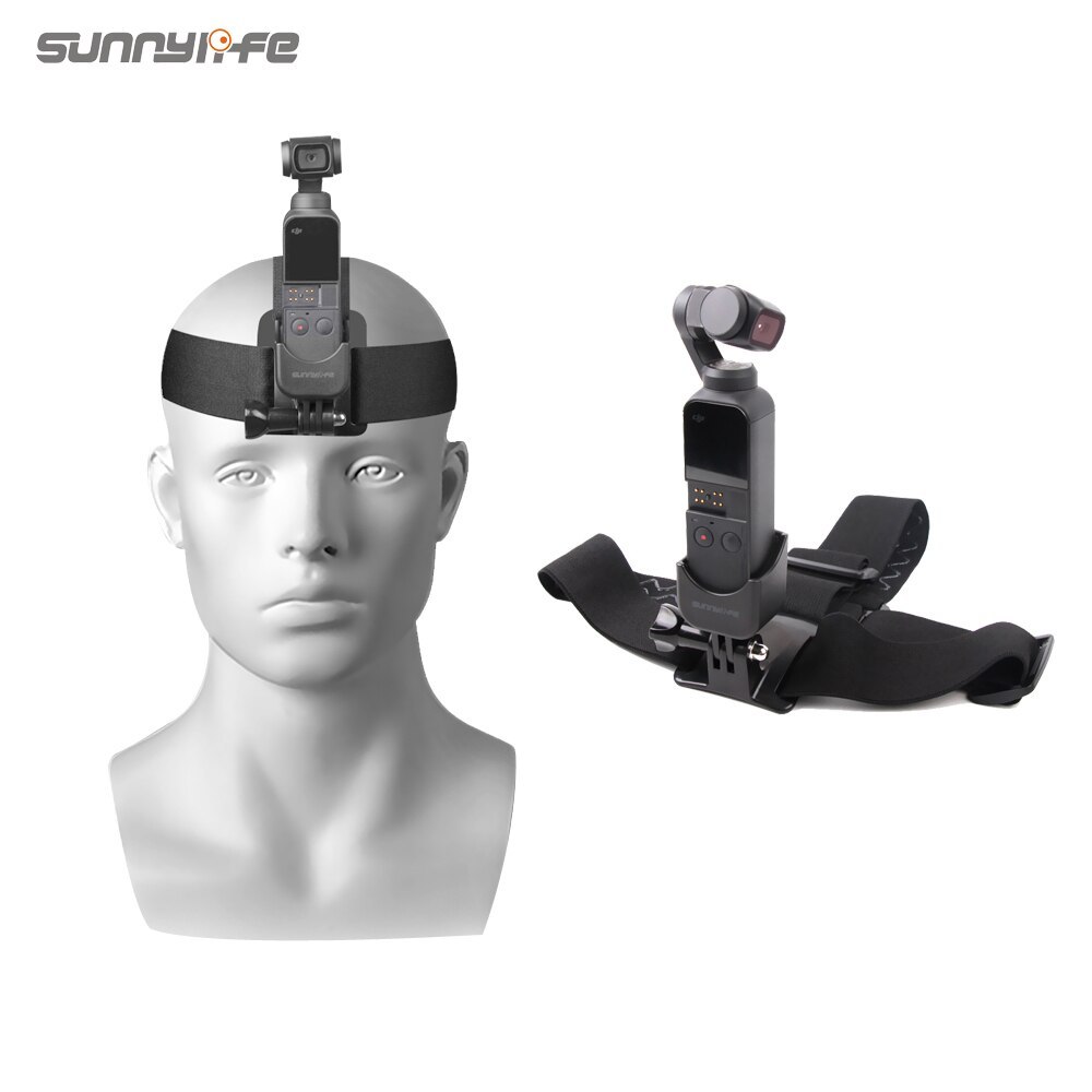 Sunnylife Gimbal Camera Head Band Wearing Belt Strap for POCKET 2/OSMO POCKET/GOPRO