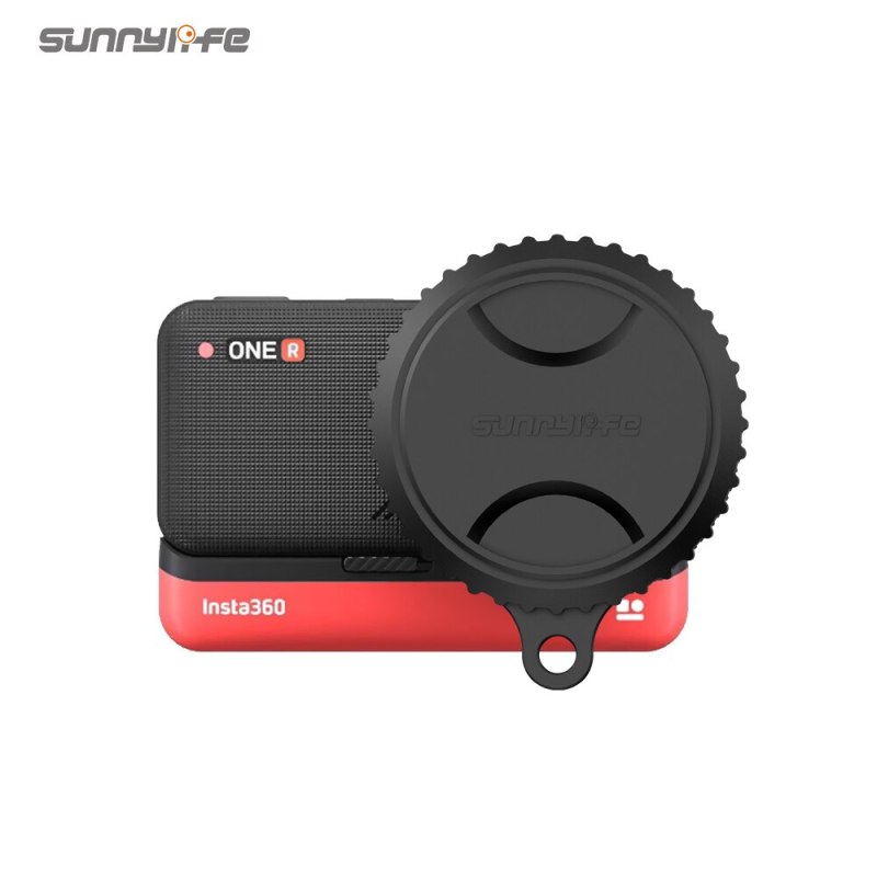 Sunnylife Silicone Lens Cap Protective Lens Cover Dust-proof for Insta360 One R 1-INCH Wide Angle Lens