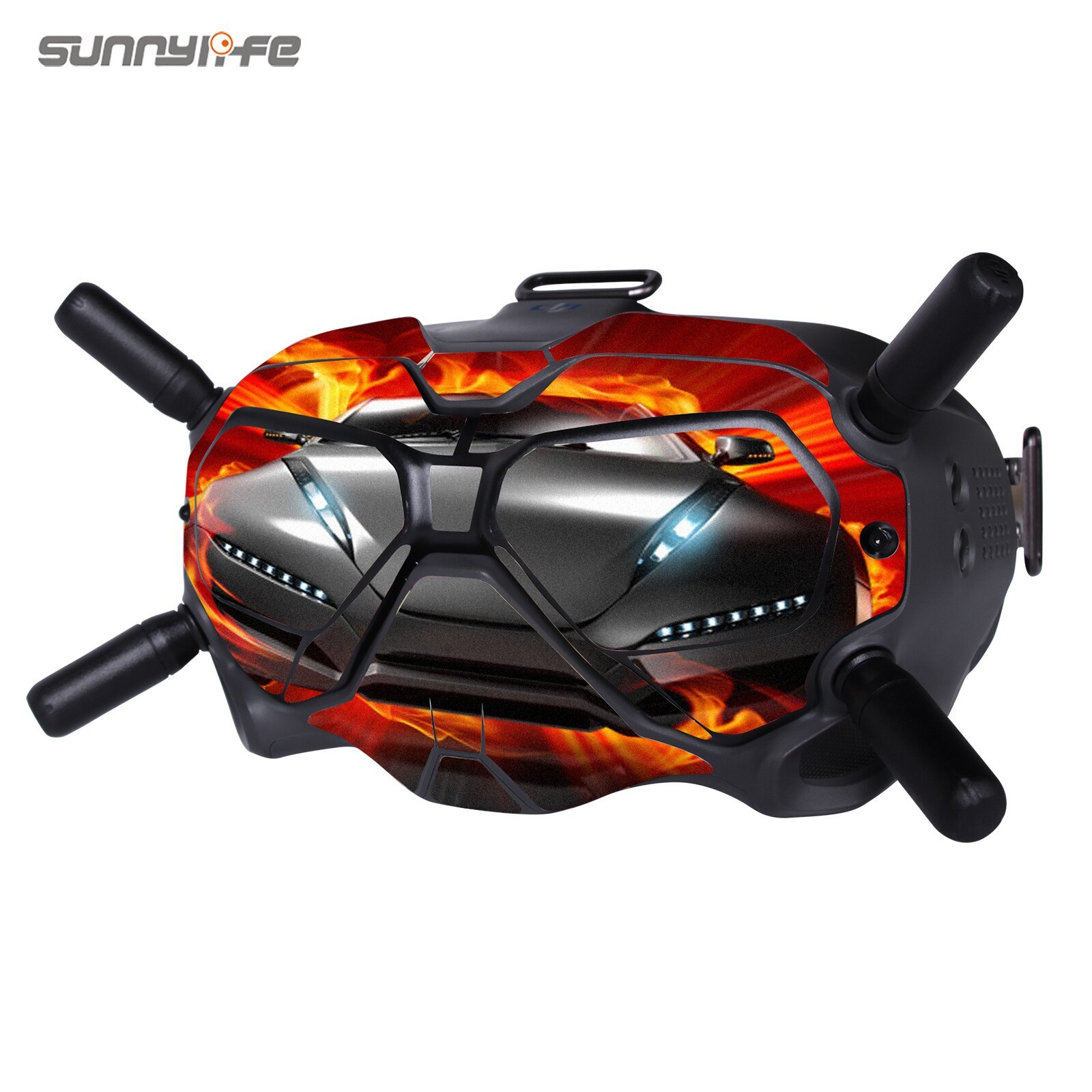Sunnylife PVC Stickers Protective Film Scratch-proof Decals Skin for DJI FPV Drone Goggles V2 Remote Controller 2 Motion Control