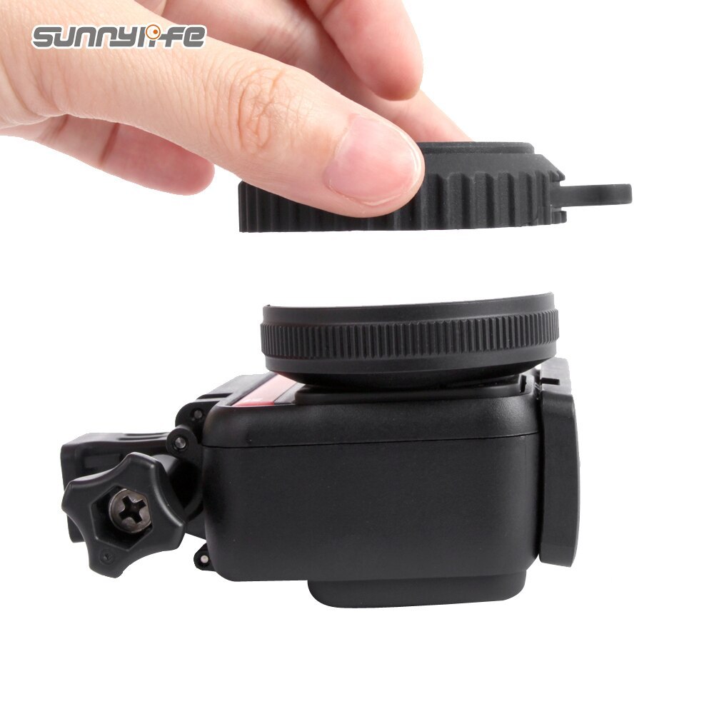 Sunnylife Silicone Lens Cap Protective Lens Cover Dust-proof for Insta360 One R 1-INCH Wide Angle Lens