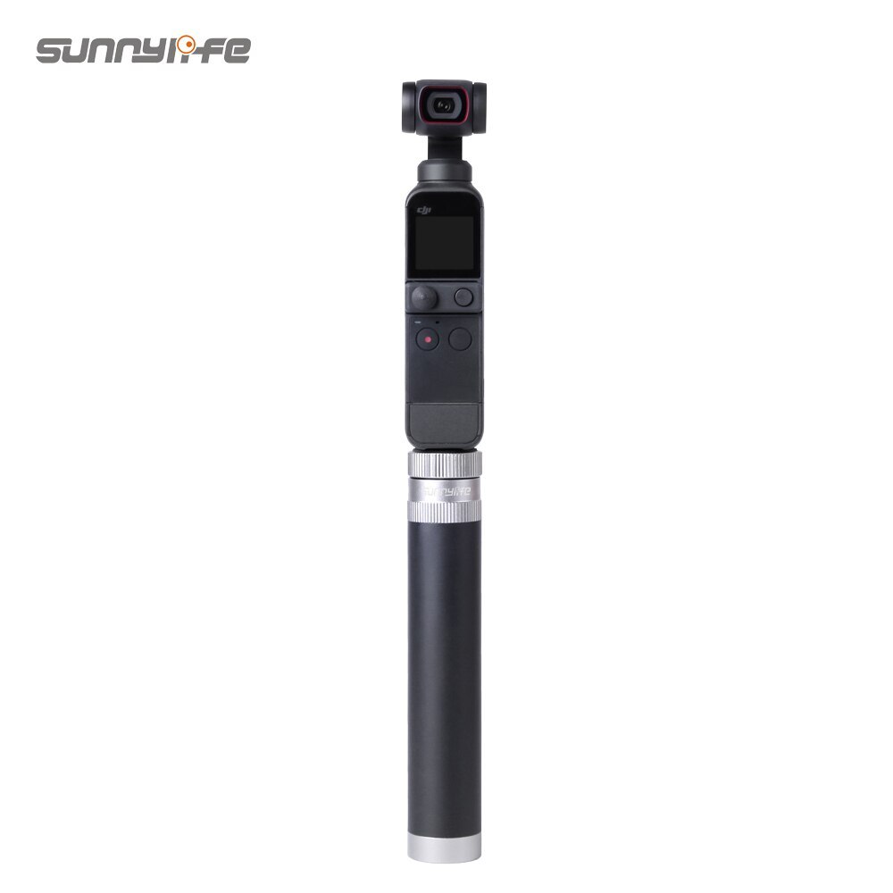 Sunnylife Aluminum Alloy Extension Rod Handheld Retractable Selfie Stick for ACTION 2/OM 5/POCKET 2/GoPro 10/Insta360 One X2