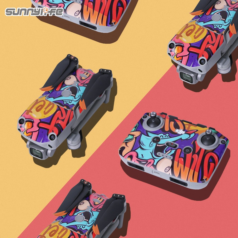 Sunnylife PVC Stickers Protective Film Scratch-proof Decals Skin for DJI Air 2S