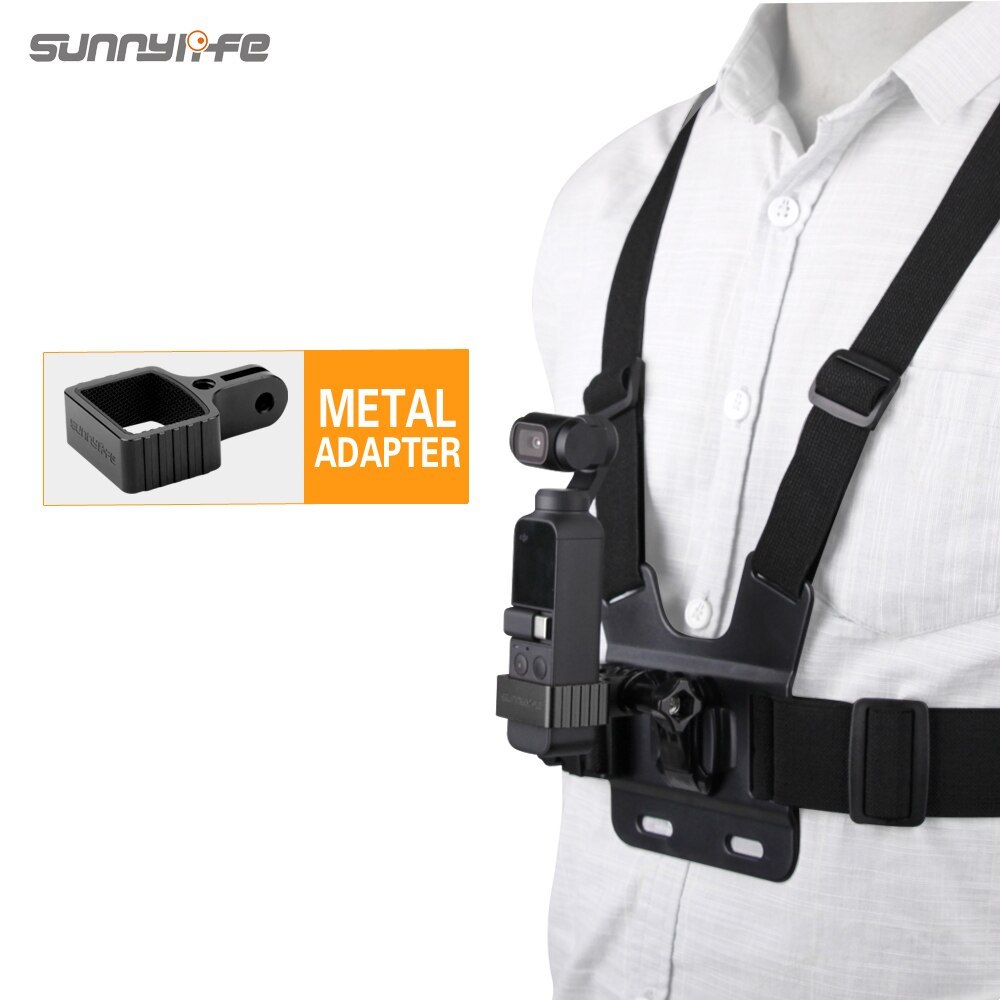 Sunnylife Chest Band Wearing Belt Strap Mount for POCKET 2/OSMO POCKET/GOPRO