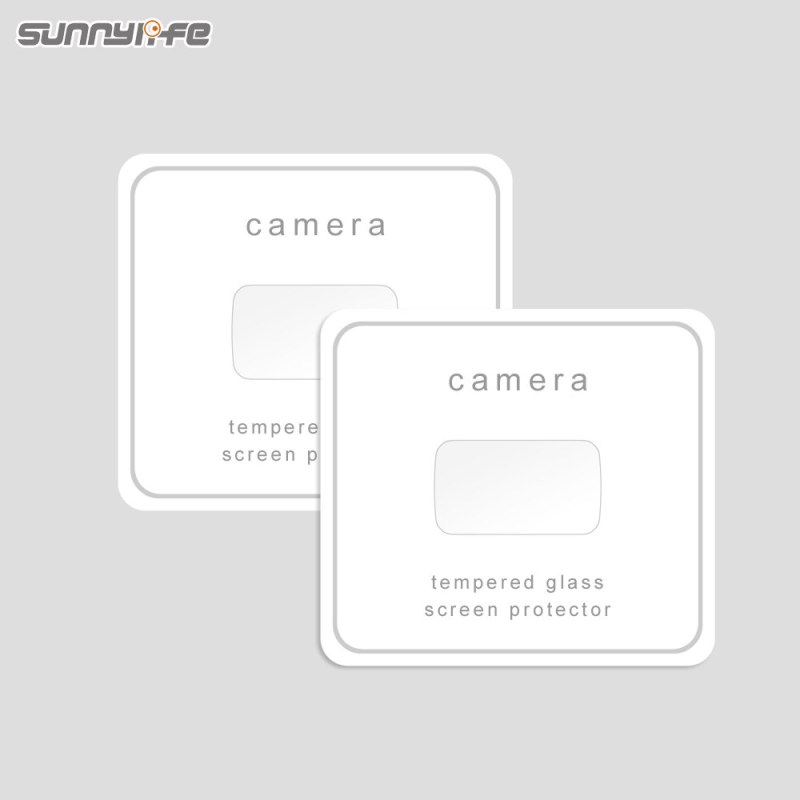 Sunnylife 2 Set Camera Lens Protective Film HD Tempered Glass Film Lens Protector for Mavic Mini