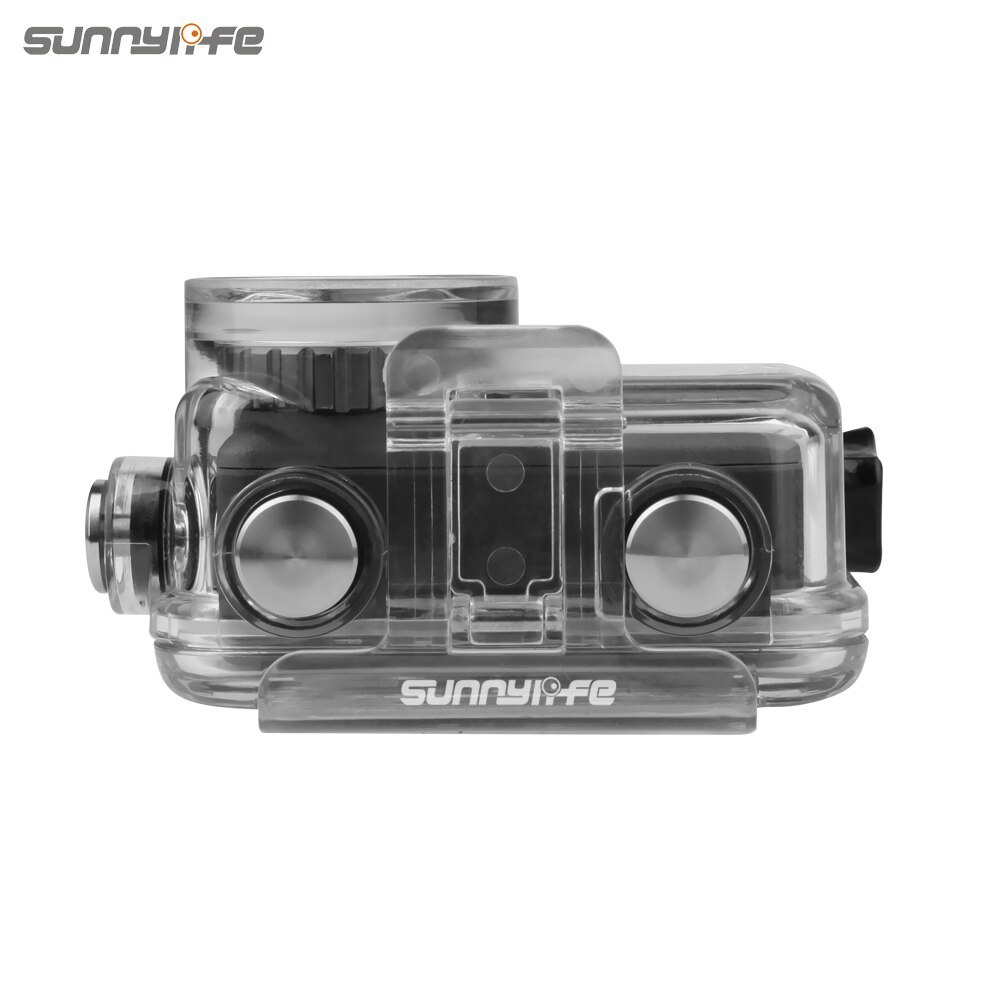 Sunnylife Sport Camera 60 Meters Waterproof Case Diving Shell Housing for OSMO ACTION Underwater Case  Protection Shell