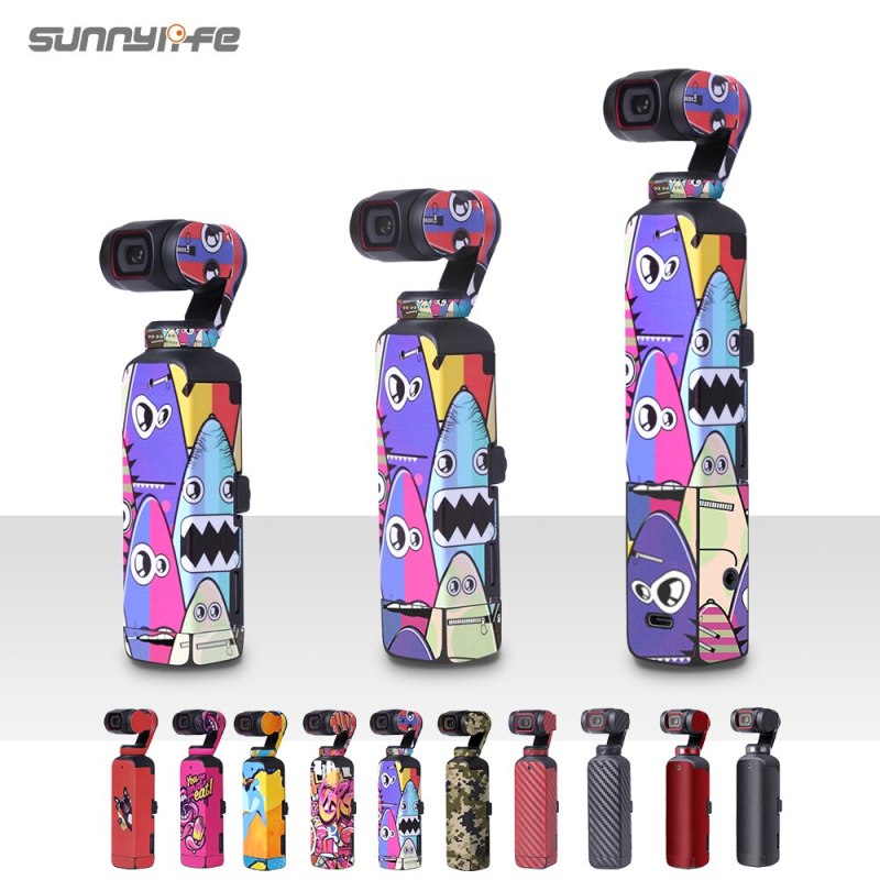 Sunnylife PVC Stickers Protective Skin Film Scratch-proof Decals Accessories for Pocket 2 Handheld Gimbal Camera