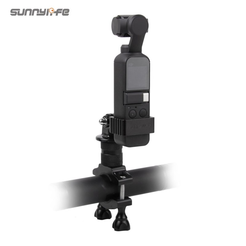 Sunnylife Aluminum Alloy Adapter Bicycle Clamp Clip Bike Mount for POCKET 2/OSMO POCKET/GOPRO