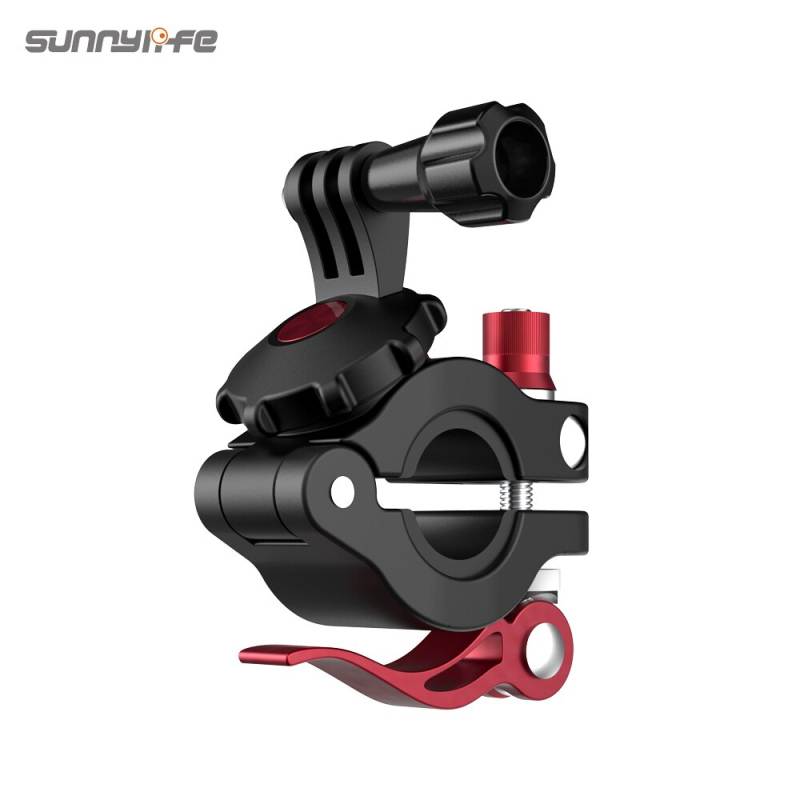 Sunnylife Sports Camera Universal Bicycle Clamp Adjustable Clips for Action 2/ Insta360 One R/ GoPro 8/ Osmo Pocket