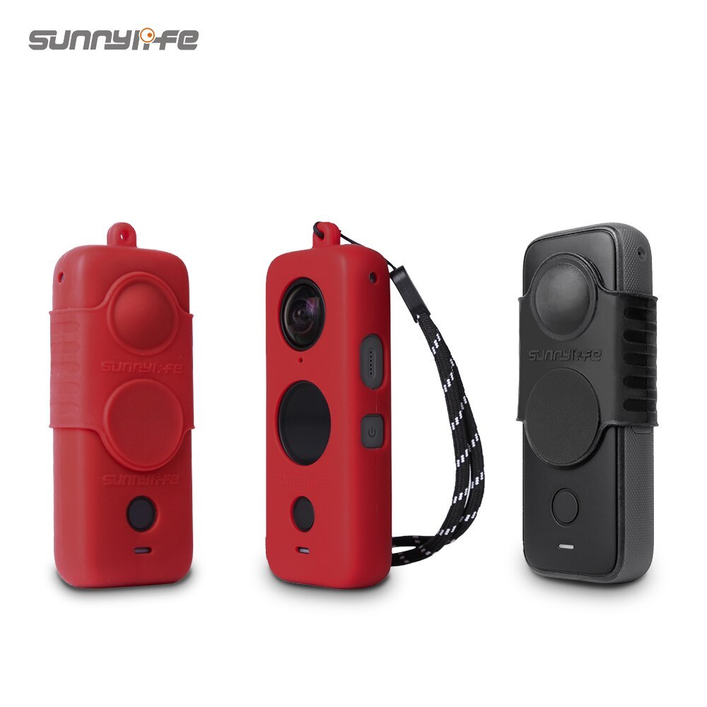 Sunnylife Silicone Protective Cover Lens Screen Protector Scratchproof Camera Case Accessories for Insta360 ONE X2