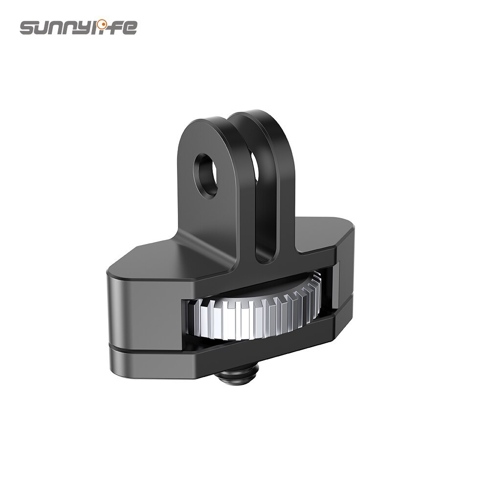 Sunnylife 1/4 GoPro Metal Adapter 360 Rotation Aluminium Alloy Adapters for Pocket 2/FIMI PALM 2/Insta360 One X2/SLR Camera