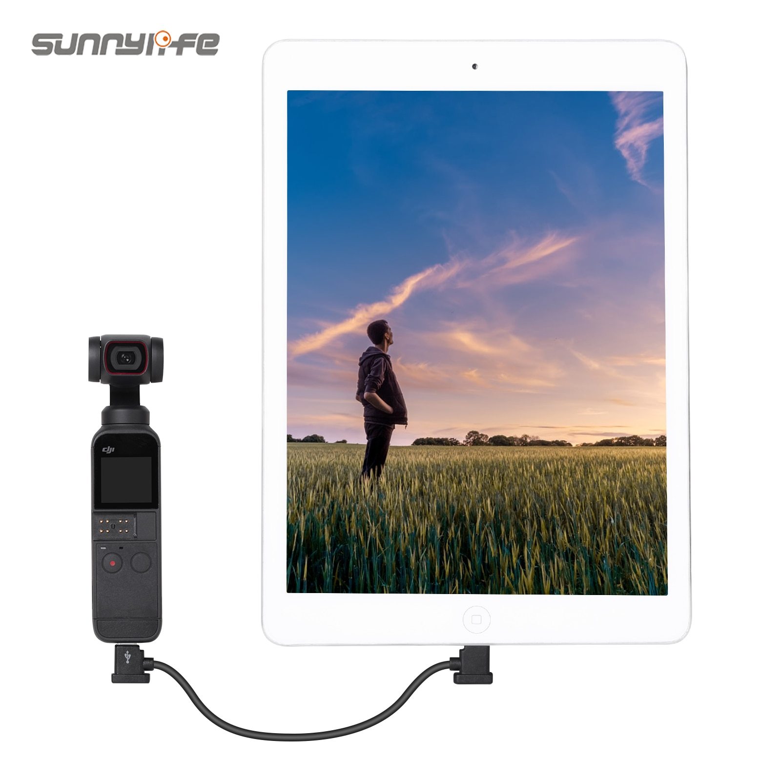 1Pcs TYPE-C to Lightning/TYPE-C/Micro-USB Data Cable 15/30cm Smartphone Tablet for FPV Goggles V2/MINI 2/POCKET 2/MAVIC AIR 2