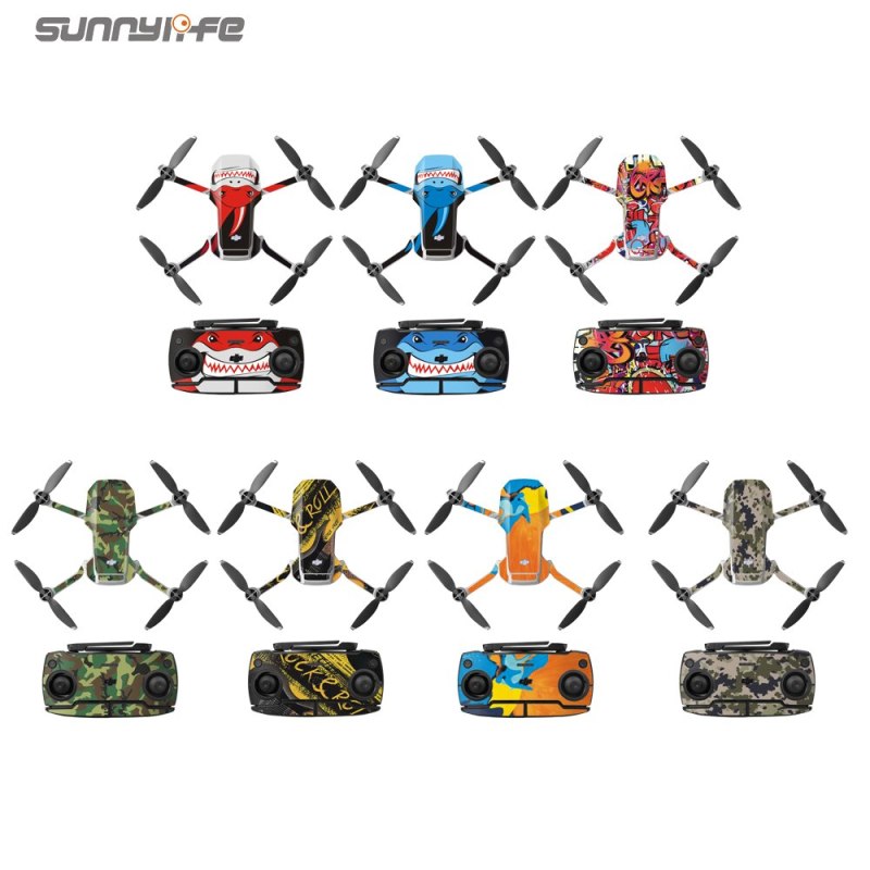 Sunnylife Protective Film PVC Stickers Waterproof Scratch-proof Decals Full Cover Skin Accessories for Mavic Mini