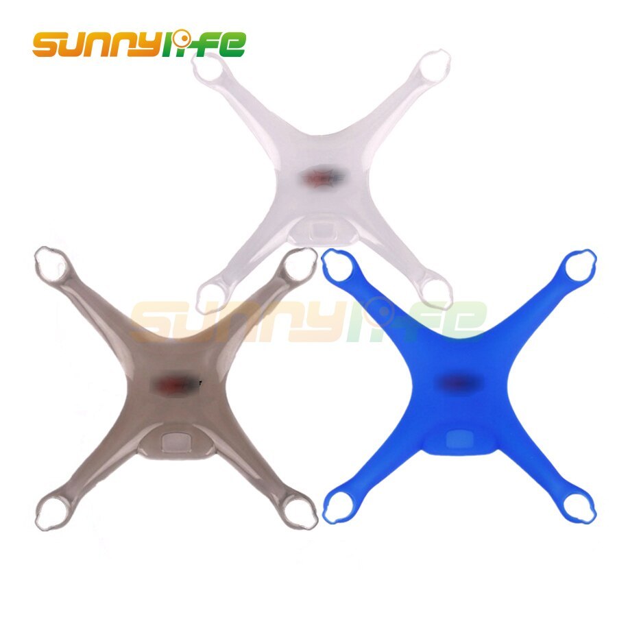 Silicone Protective Cover Fuselage Protection Cover Thickened Dust-proof Case for DJI Phantom 4 Drone Body