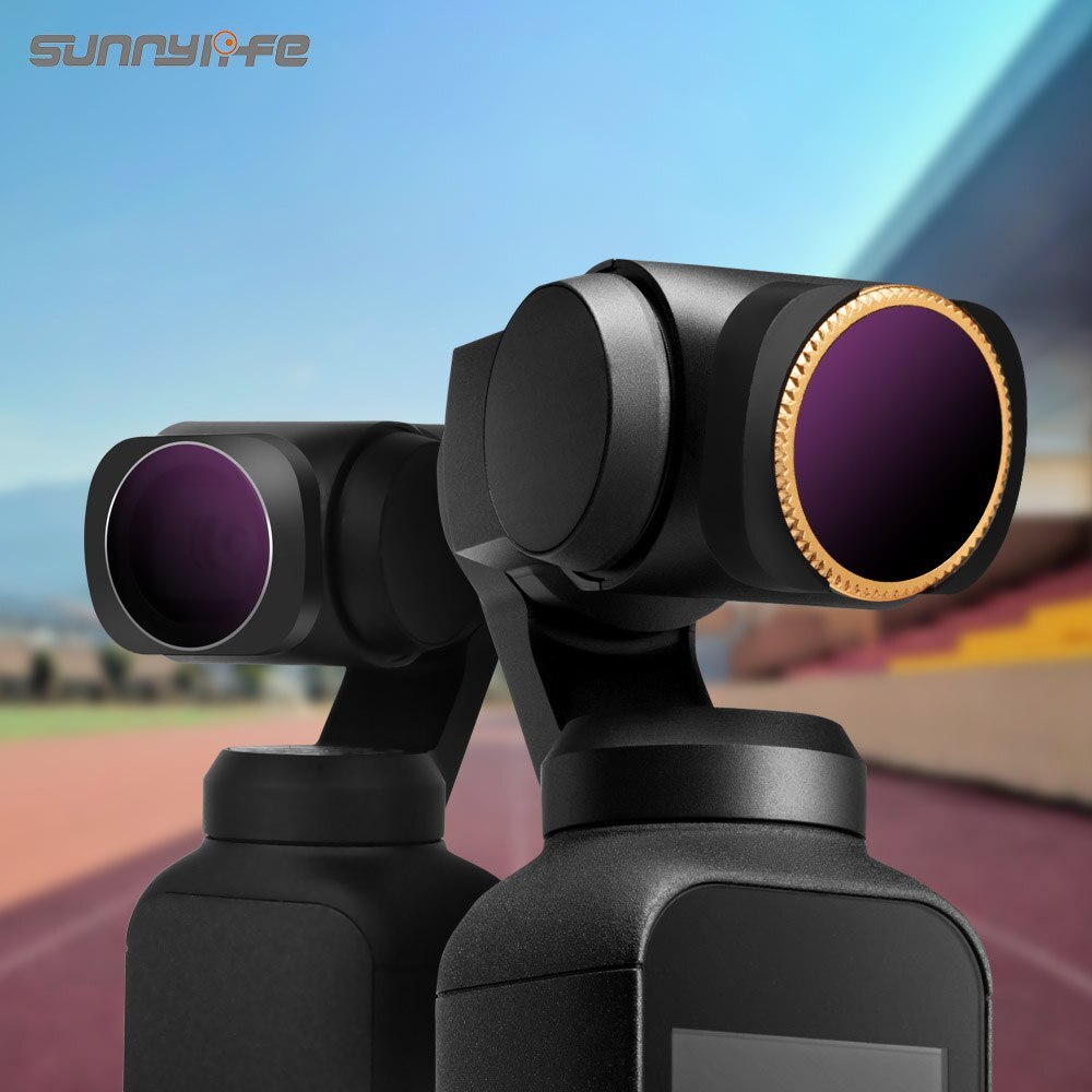 Sunnylife Adjustable MCUV CPL NDPL ND64-PL ND32-PL ND4 ND8 Lens Filter for  POCKET 2 / OSMO POCKET Gimbal Camera