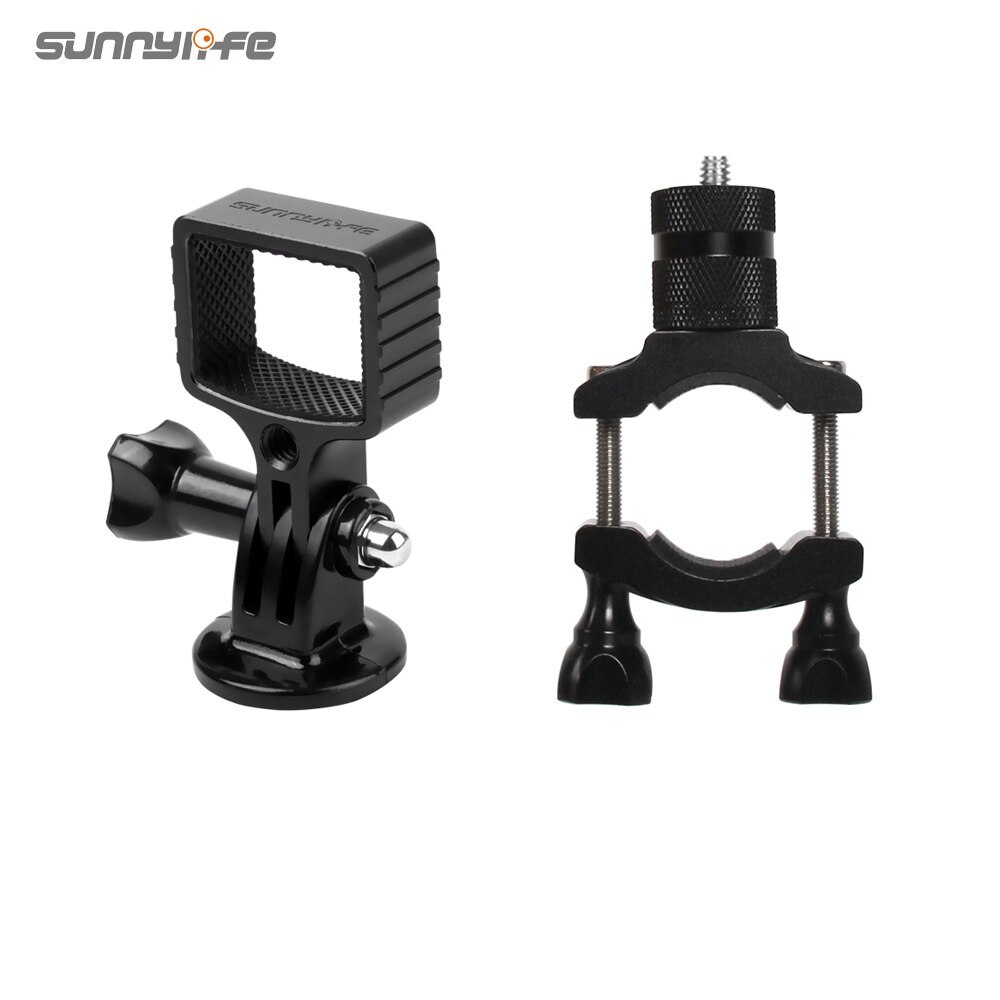 Sunnylife Aluminum Alloy Adapter Bicycle Clamp Clip Bike Mount for POCKET 2/OSMO POCKET/GOPRO
