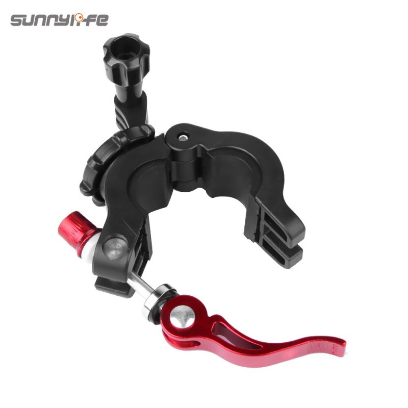 Sunnylife Sports Camera Universal Bicycle Clamp Adjustable Clips for Action 2/ Insta360 One R/ GoPro 8/ Osmo Pocket